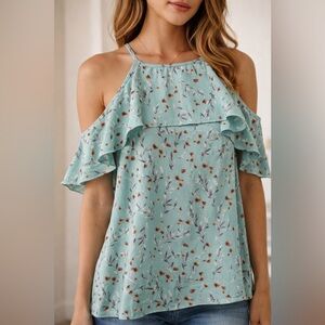 CY Fashion Cold Shouldered Blouse